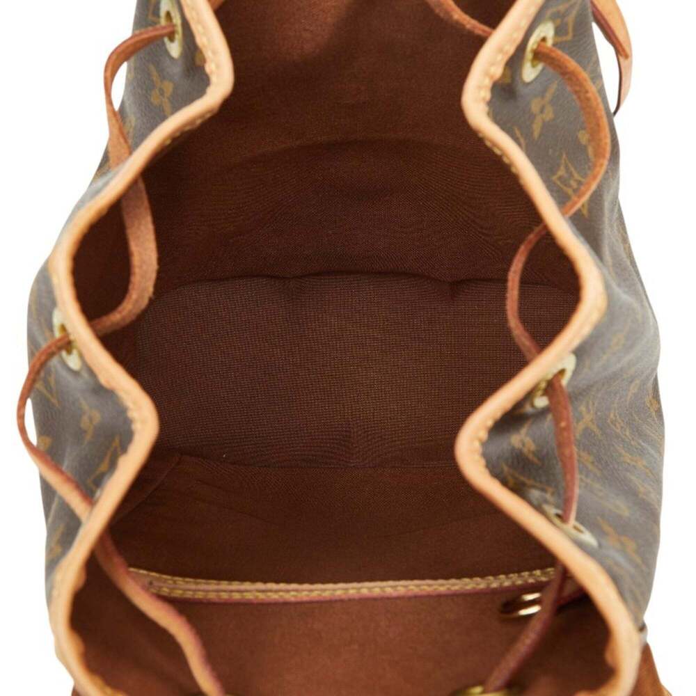 LOUIS VUITTON Brown Monogram Leather Backpack - Picture 10 of 12